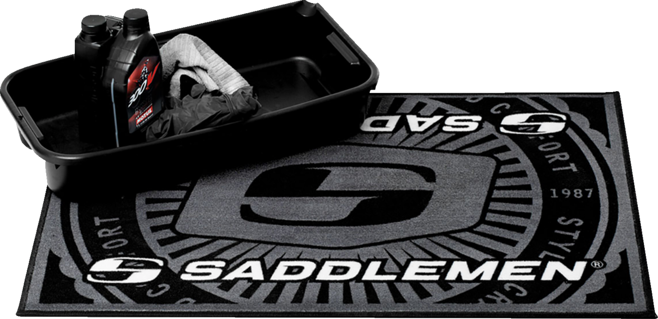 Saddlemmen FM-001 Floor Mat - 36 x 24 Inches Durable Nylon with Non-Slip Backing