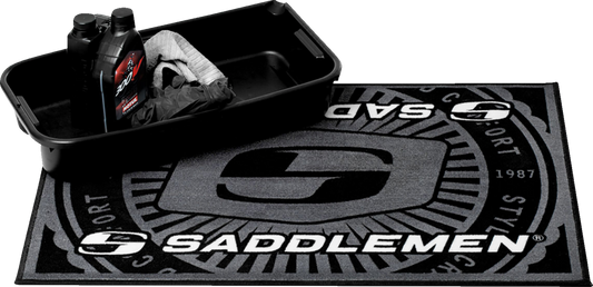 Saddlemmen FM-001 Floor Mat - 36 x 24 Inches Durable Nylon with Non-Slip Backing