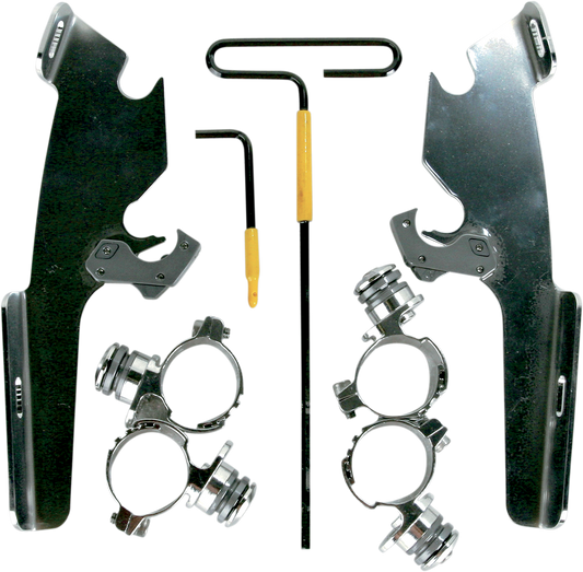 MEMPHIS SHADES Fats/Slim Trigger Lock Mounting Kit - Kawasaki/Yamaha MEM8982
