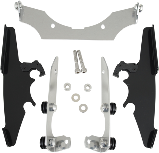 MEMPHIS SHADES Batwing Trigger Lock Mounting Kit - Sabre - Black MEM8991