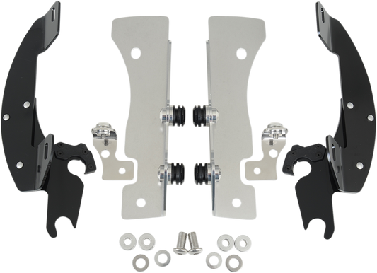MEMPHIS SHADES Batwing Trigger Lock Mounting Kit - XV16/17 - Black MEM8998