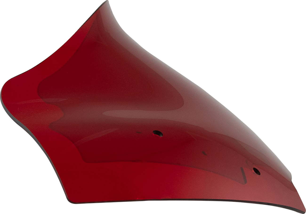 KLOCK WERKS Kolor Flare™ Windshield - 10" - Red - FLTR KWW-01-0715