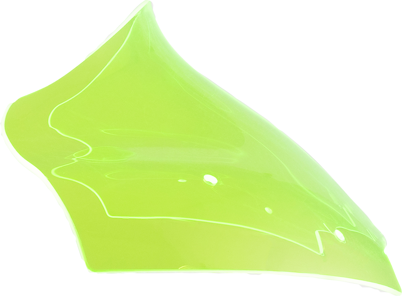 KLOCK WERKS Kolor Flare™ Windshield - 10" - Green Ice - FLTR KWW-01-0713