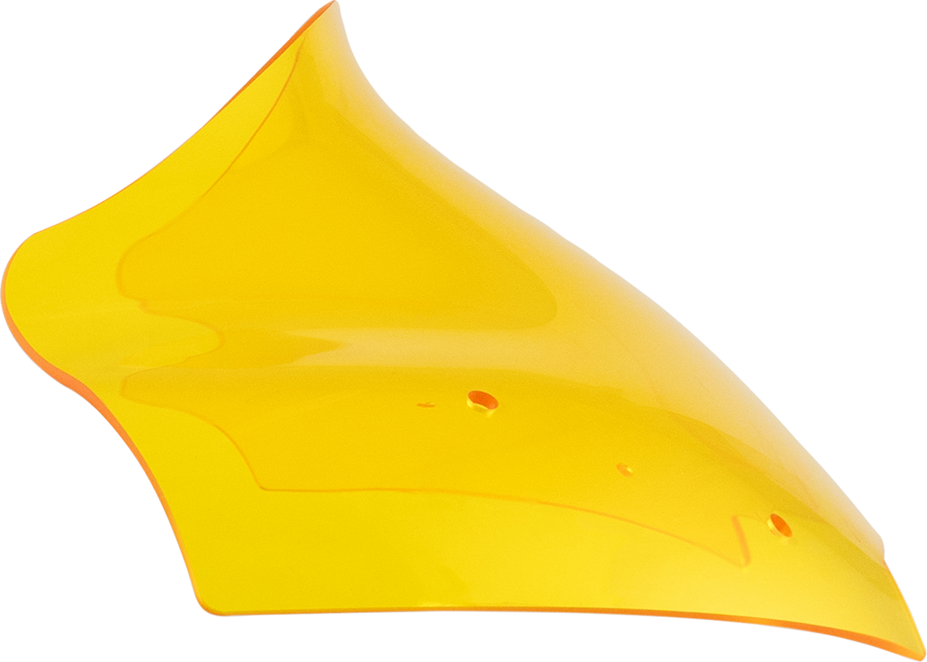 KLOCK WERKS Kolor Flare™ Windshield - 10" - Yellow - FLTR KWW-01-0717