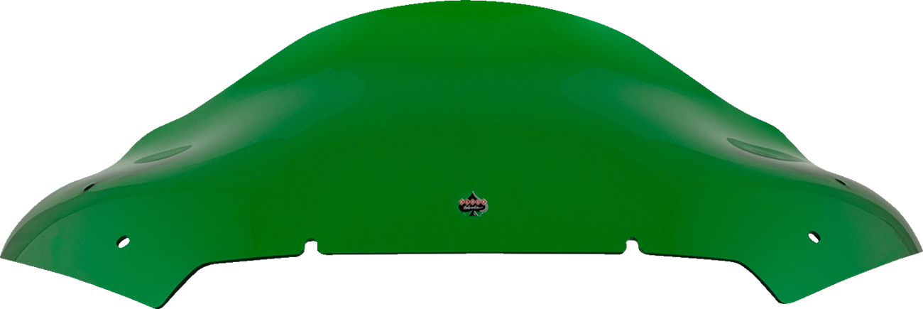 KLOCK WERKS Kolor Flare™ Windshield - 10" - Green - FLTR KWW-01-0718
