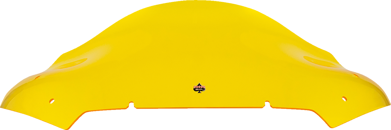 KLOCK WERKS Kolor Flare™ Windshield - 10" - Yellow - FLTR KWW-01-0717