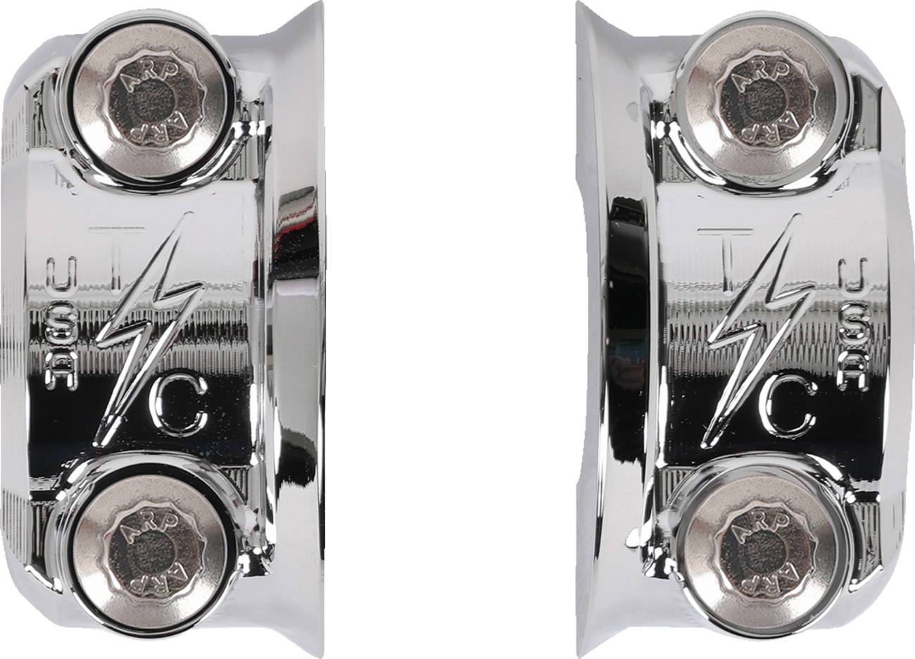 THRASHIN SUPPLY CO. Speedway Perch Clamp - Chrome TSC-2803-3
