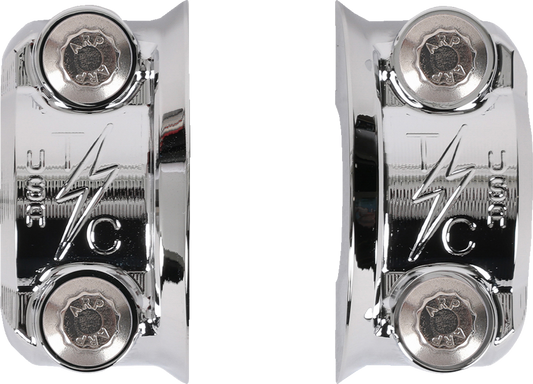 THRASHIN SUPPLY CO. Speedway Perch Clamp - Chrome TSC-2803-3