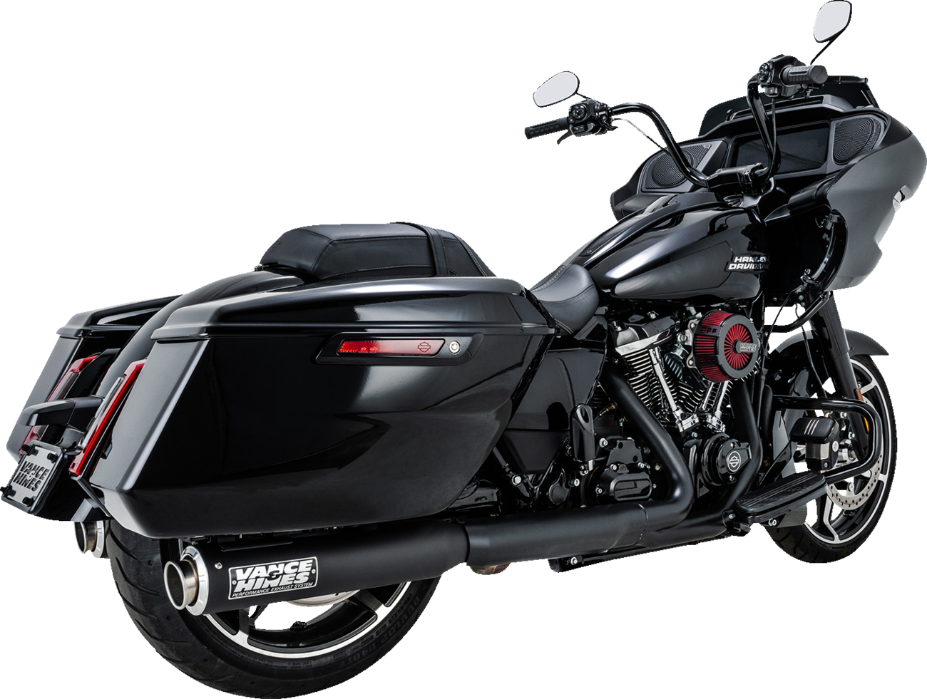 VANCE & HINES Supersport Slip-On Mufflers for Harley M8 Bagger – Part Number 46721