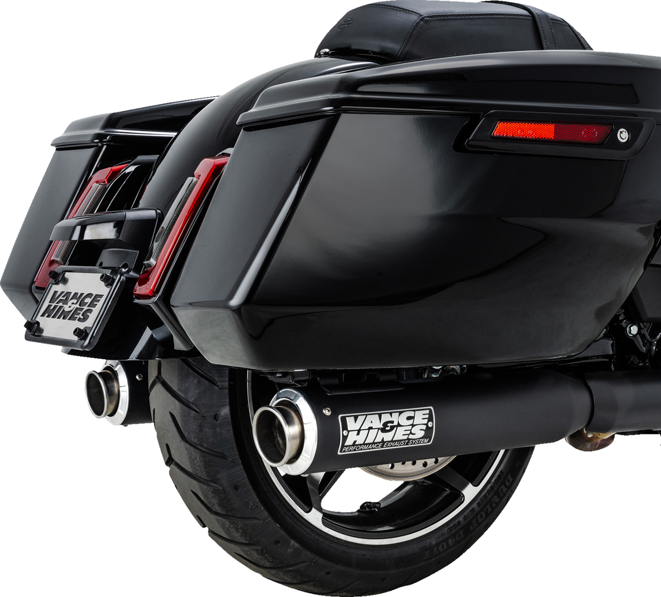 VANCE & HINES Supersport Slip-On Mufflers for Harley M8 Bagger – Part Number 46721