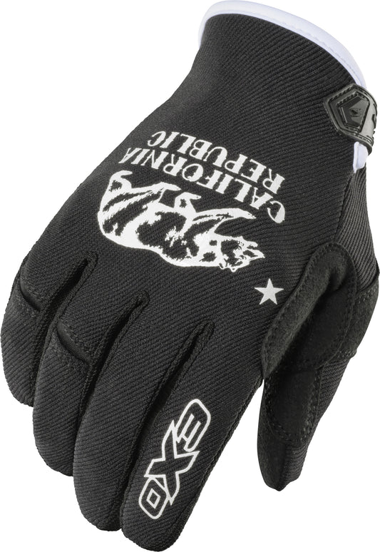 Scorpion EXO Moto-Flex Gloves G48-037 * Durable, Flexible Motorcycle and Biking Gloves in Black and White