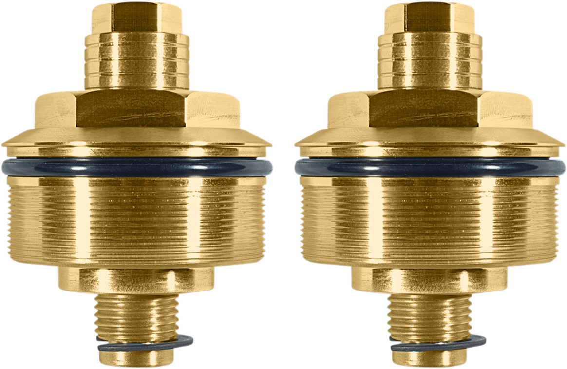 SPEED MERCHANT Fork Preload Adjuster - 49 mm - Gold Finish SM49A-3