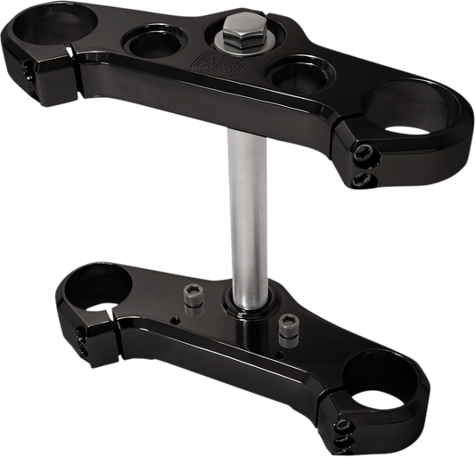 SPEED MERCHANT Elite Triple Trees - 49 mm - Black SM-HDST49TTBLK