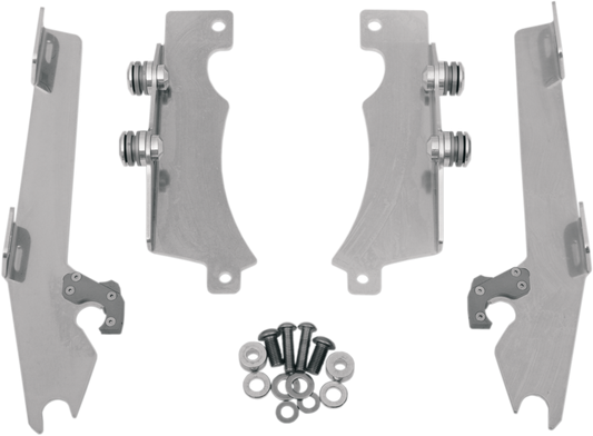 MEMPHIS SHADES Batwing Trigger Lock Mounting Kit - V Star - Polished MEK1909