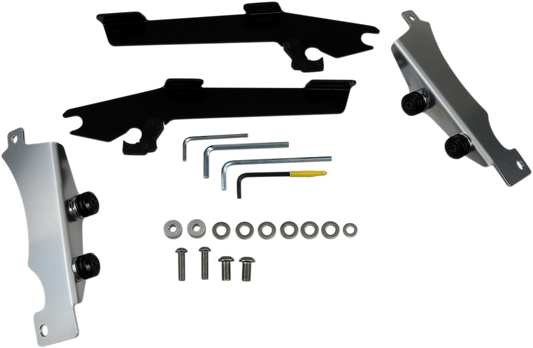 MEMPHIS SHADES Batwing Trigger Lock Mounting Kit - V Star - Black MEK1910