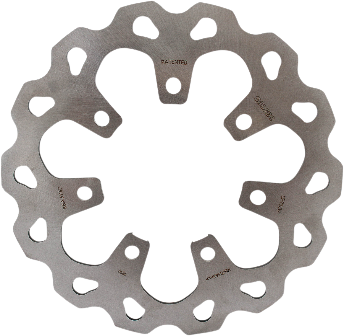 GALFER Brake Rotor - Front - Solid Mount DF932W