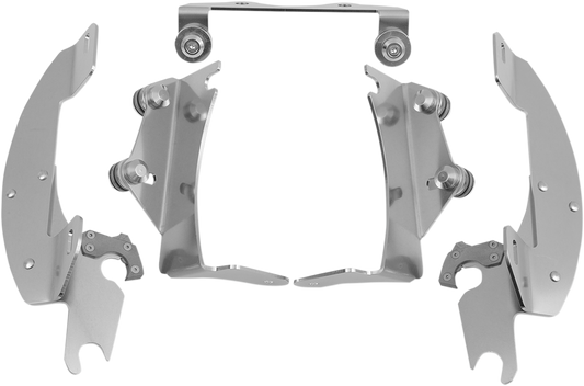 MEMPHIS SHADES Batwing Trigger Lock Mounting Kit - VN 900C - Polished MEK1911