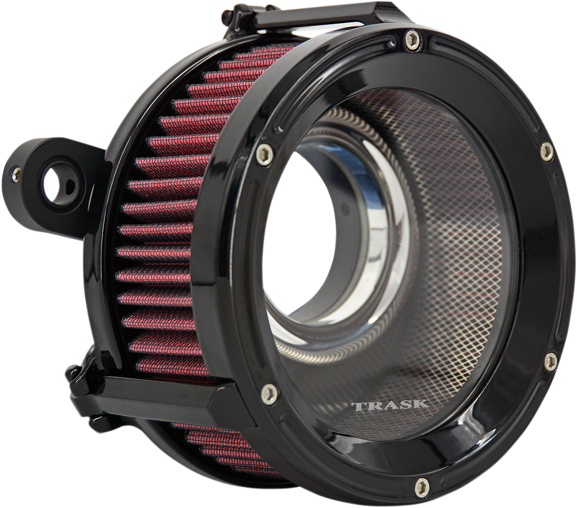 TRASK Assault Charge High-Flow Air Cleaner - Gloss Black TM-1023GBK