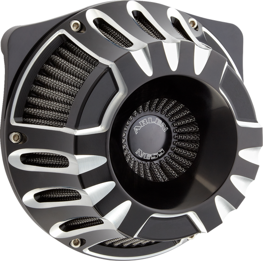 ARLEN NESS Inverted Series Air Cleaner Kit - Deep Cut - Black 600-227