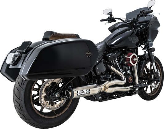 Vance & Hines 27337 Supersport 2-Into-1 Exhaust System for Softail with Brushed Finish