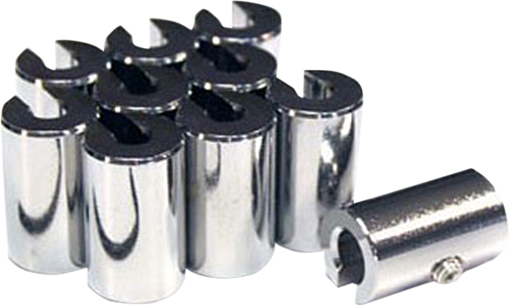 NO-MAR Wheel Weights - 1 oz Chrome - 10 Pack WT-SPK10CH-1