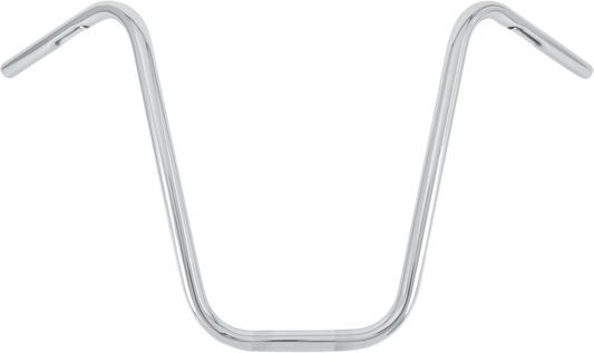 BURLY BRAND 1" Narrow Bottom Ape Hanger Handlebar - 16" - Chrome B28-340