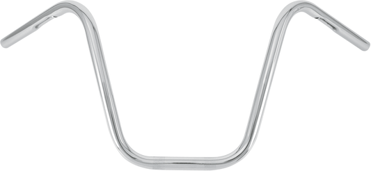 BURLY BRAND 1" Narrow Bottom Ape Hanger Handlebar - 12" - Chrome B28-349