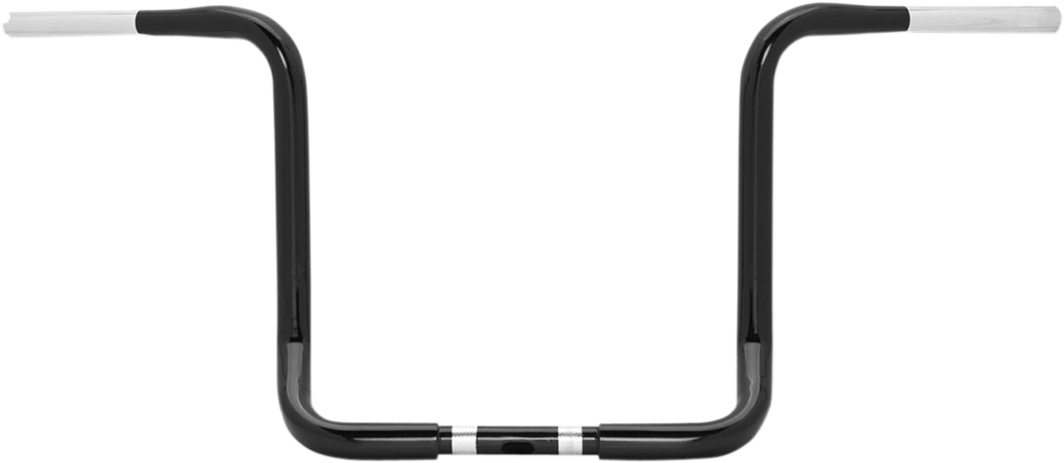 BURLY BRAND 1-1/4" Bagger Ape Hanger Handlebar - 13" - TBW - Black B12-2001B
