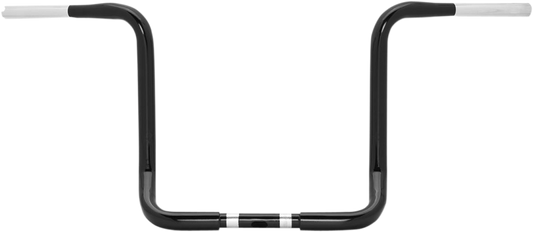 BURLY BRAND 1-1/4" Bagger Ape Hanger Handlebar - 13" - TBW - Black B12-2001B