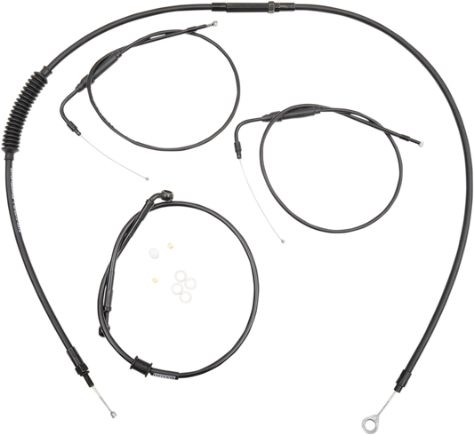 BURLY BRAND Handlebar Cable and Brake Line Kit for Clubman Handlebars - '07-'22 XL B30-1099