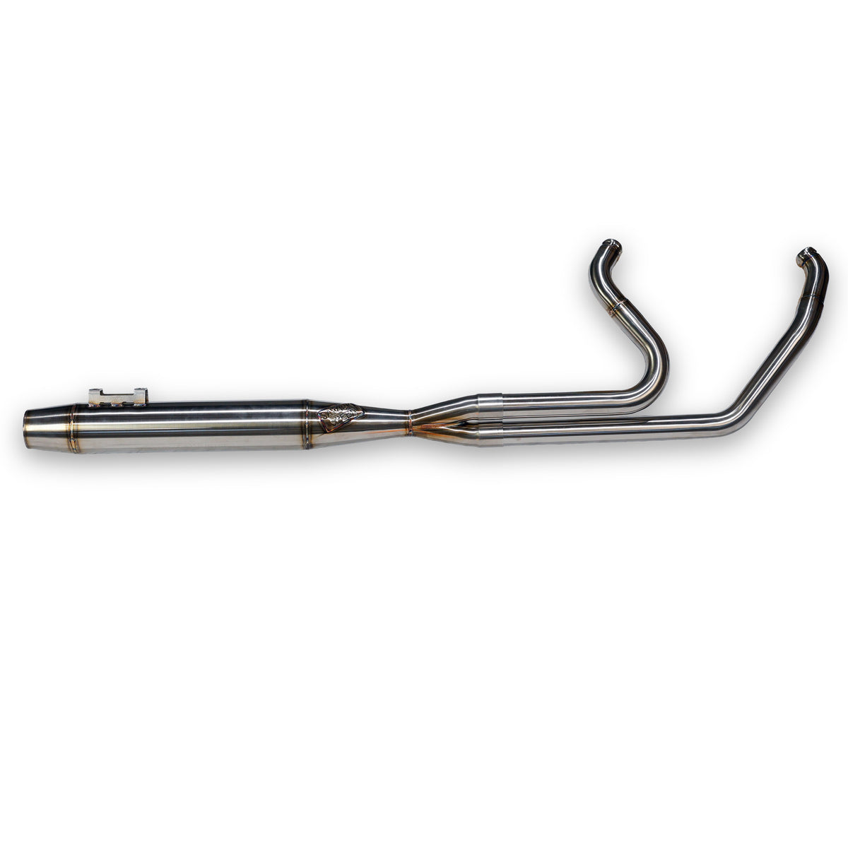 Sawicki 930-02609 M8 Touring Full Cannon Brushed Stainless Steel Headers