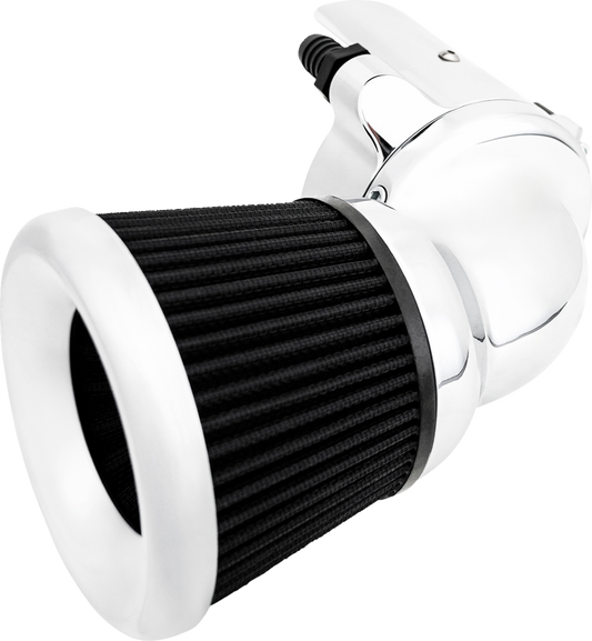 ARLEN NESS Air Cleaner Kit - Velocity 90° - Chrome 800-003