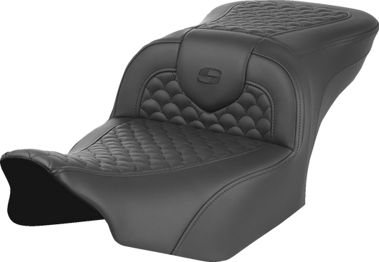 SADDLEMEN Roadsofa™ Seat with Dragon Scale Stitch for FLTR/FLHX '23-'25 – Part 823-07-20800