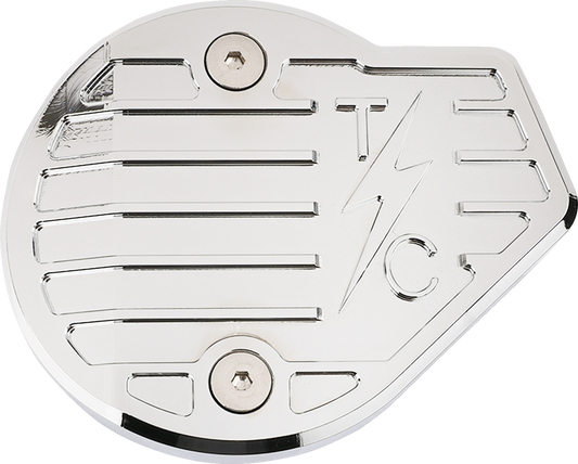 THRASHIN SUPPLY CO. Cam Cover - Gen 2 - Finned - Chrome - M8 TSC-3029-3