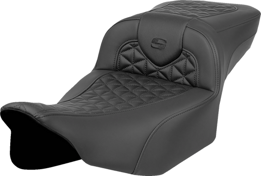 SADDLEMEN RoadSofa™ Tri Gripper Seat Extended Reach for Harley FLH/FLT 2023-2024 - Part #823-07-21100