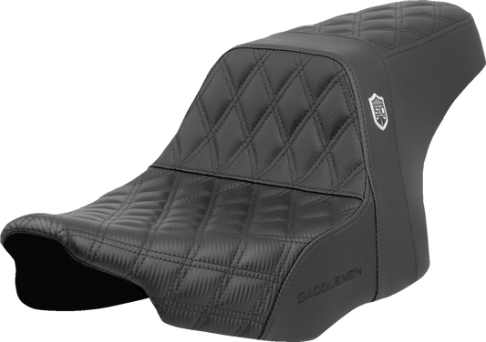 Saddlemen Pro Series SDC Performance Seat for FLH/FLT 2023-2024 with Lattice Stitch and Gripper - Part SC82307D0