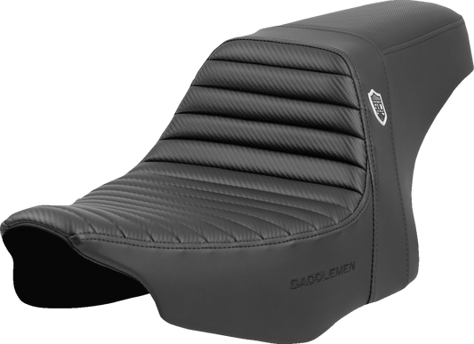 SADDLEMEN Pro Series SDC Performance Seat for FLH/FLT 2023-2024 - Tuck-n-Roll Design with GelCore™ Technology