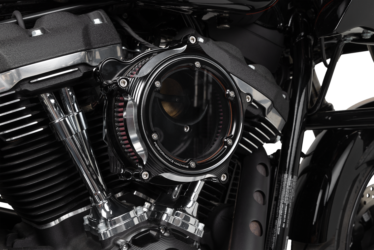 PERFORMANCE MACHINE (PM) Vision Air Cleaner Kit - Contrast Cut™ 0206-2166-BM