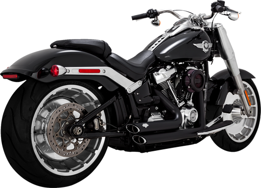 Vance & Hines Shortshots Staggered Exhaust System with PCX™ Technology - Black, Part #47335-22