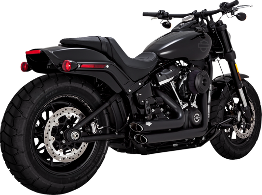 Vance & Hines Shortshots Staggered PCX™ Exhaust System - Matte Black (Part #47333-22)