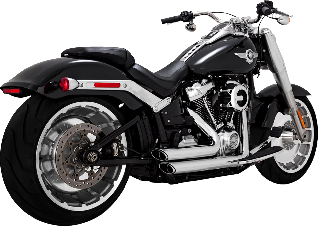 Vance & Hines Shortshots Staggered Exhaust System with PCX™ Technology - Chrome (Part #17335-22)