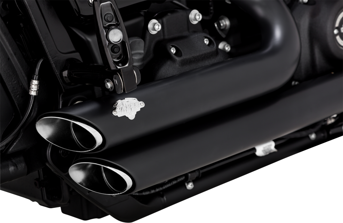 Vance & Hines Shortshots Staggered PCX™ Exhaust System - Matte Black (Part #47333-22)
