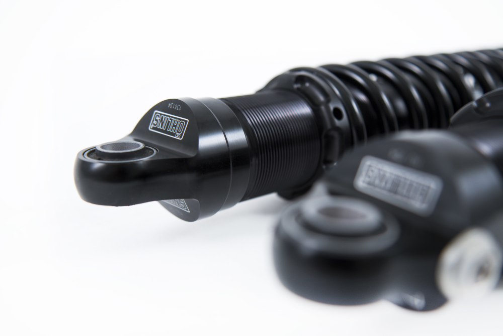 Öhlins STX36 Blackline Rebound-Adjustable Twin Shocks, 13-Inch, HD 765