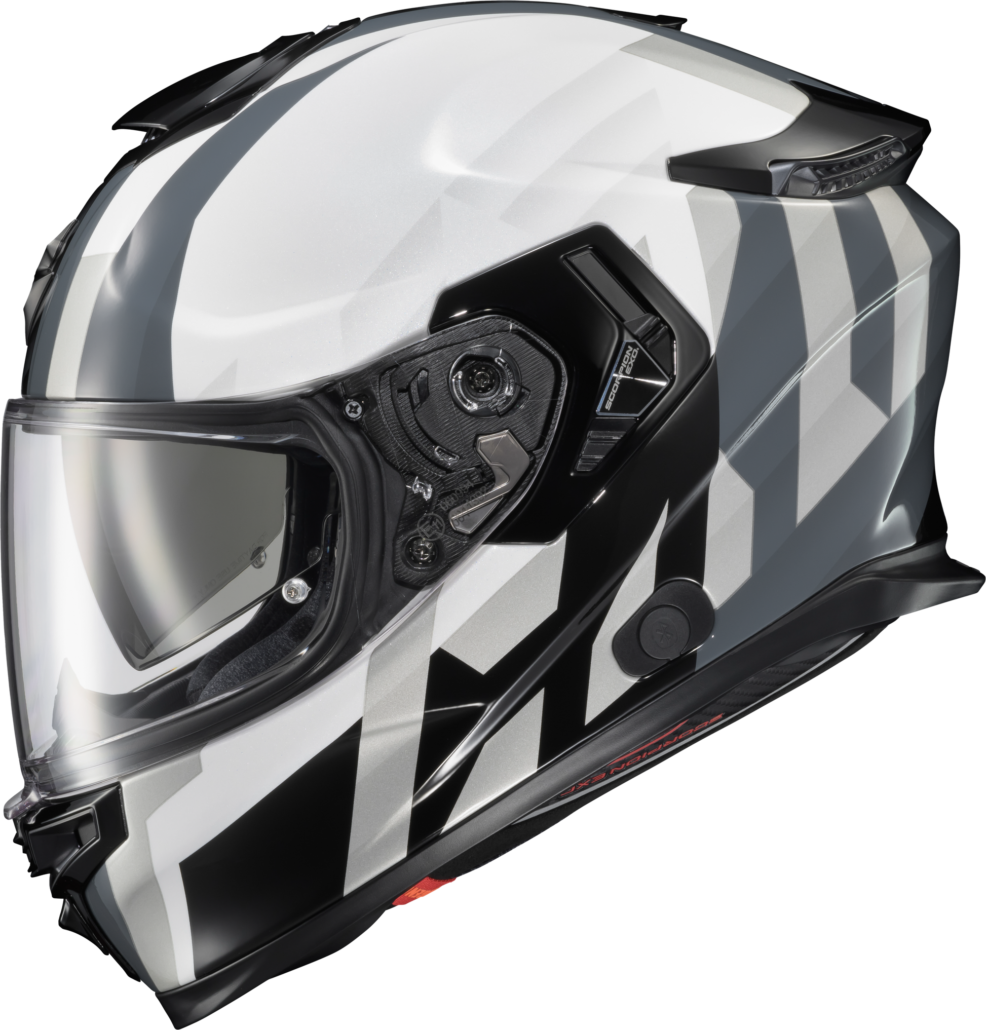 Scorpion EXO ECL-1017 Exo Eclipse Full Face Helmet Pivot White - Advanced Safety and Comfort