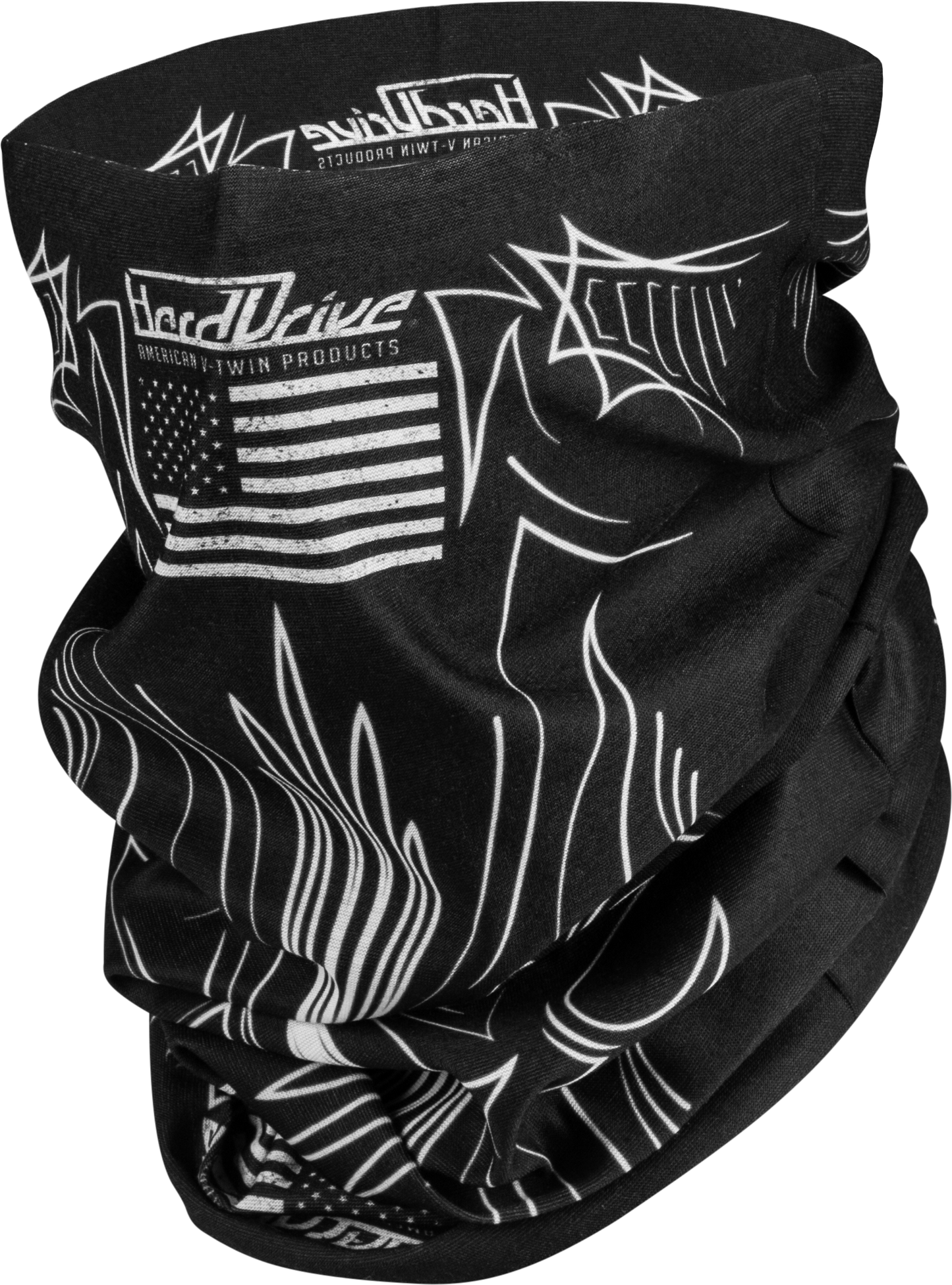 HardDrive CUSTOM ORDER of HOO- Neck Gaiter in True Black