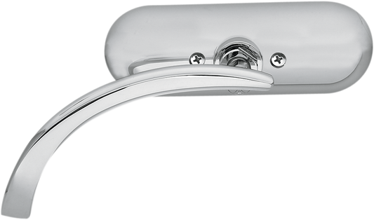 ARLEN NESS Mirror - Micro - Mini - Side View - Oval - Chrome - Left 13-406