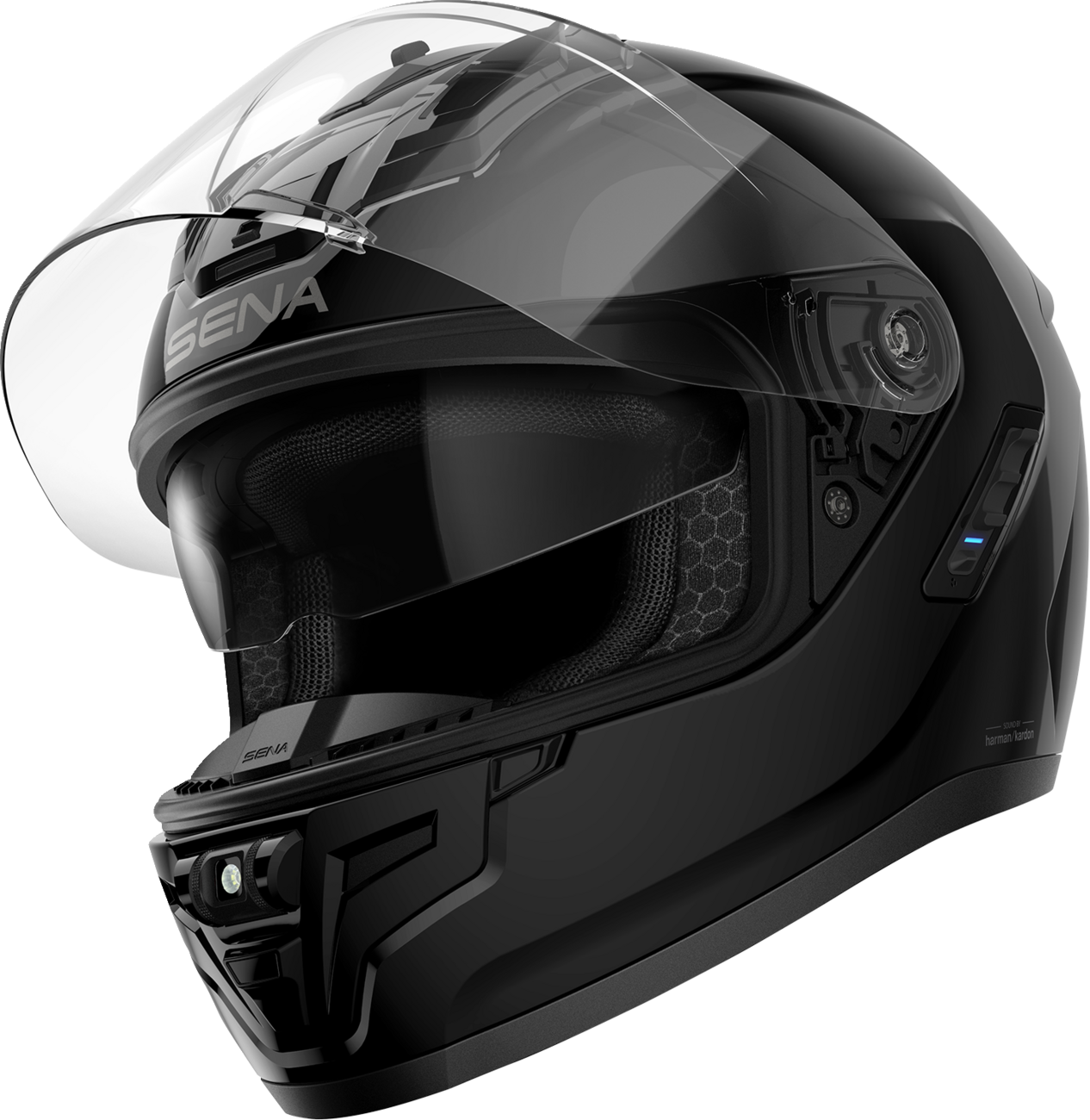 SENA Phantom Helmet - Gloss Black Large (Part Number: PHANTOM-GB00L3)