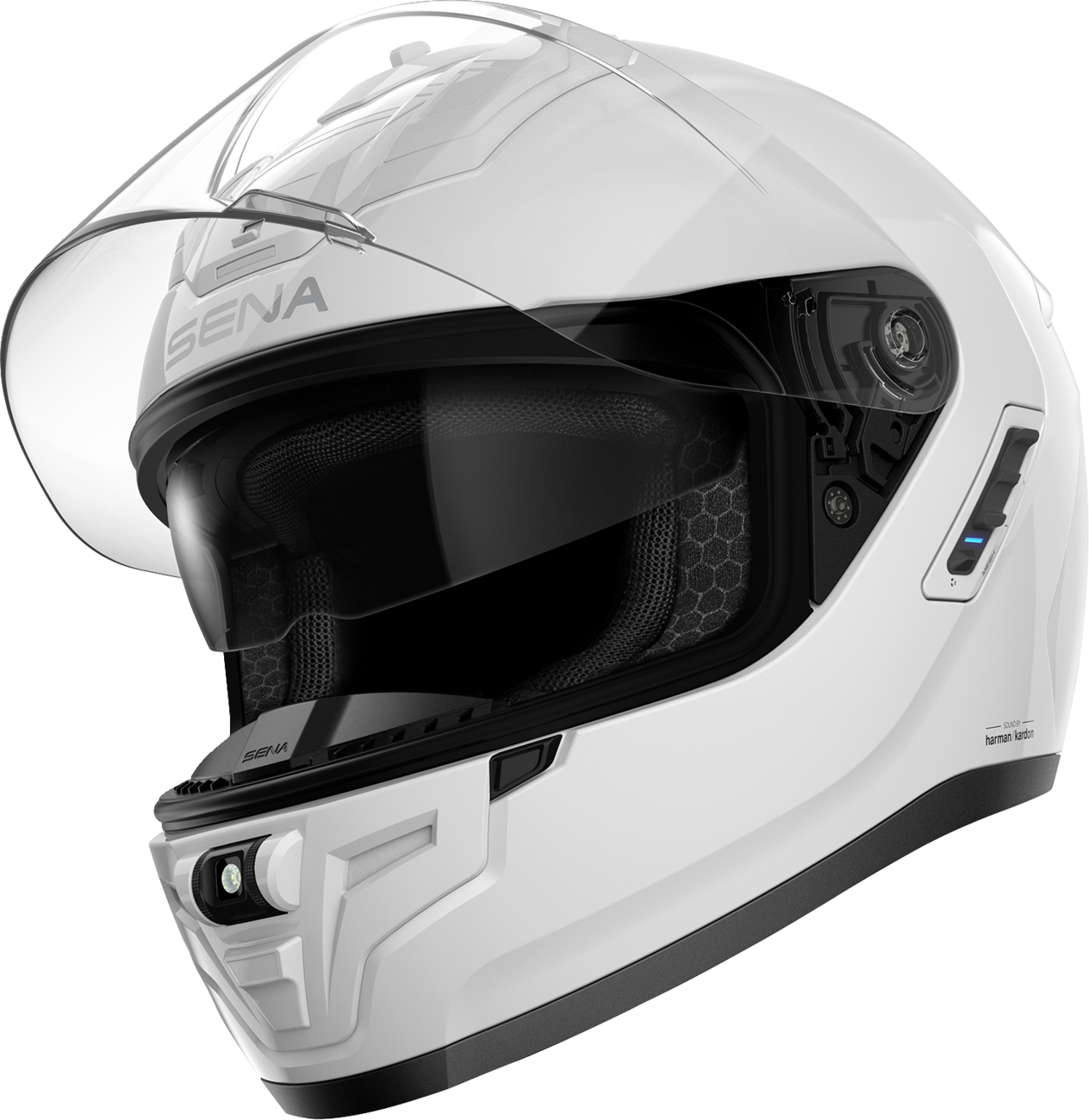 SENA Phantom Helmet - Gloss White - Small PHANTOM-GW00S3