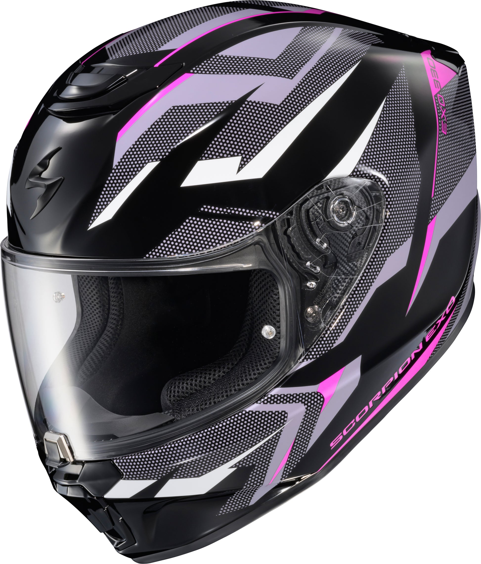 Scorpion EXO Exo R330 Full Face Helmet Saga Black/Pink/Purple Sm