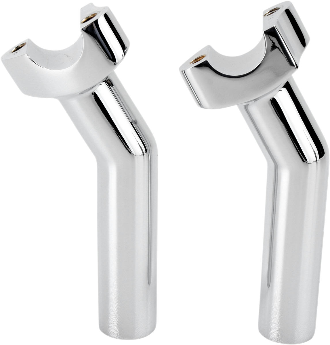 DRAG SPECIALTIES Forged Aluminum Handlebar Risers - Pullback - 5-1/2" - Chrome 241602